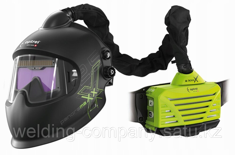 Комплект готовый к сварке Маска сварочная Panoramaxx 2.5 PAPR helmet, black + блок подачи воздуха - фото 1 - id-p109241863