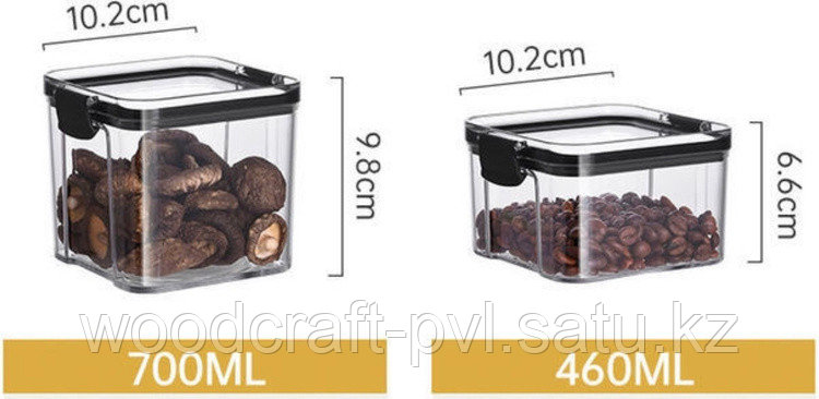 Набор контейнеров 8 шт для сыпучих продуктов - фото 4 - id-p109242362