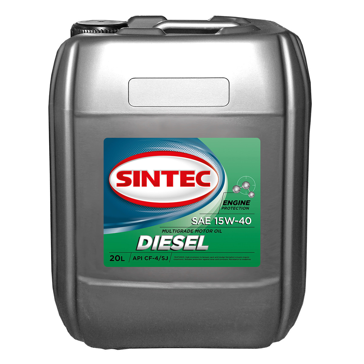 Моторное масло SINTEC DIESEL SAE 15W-40 API CF-4/CF/SJ канистра 30 л - фото 1 - id-p64603057