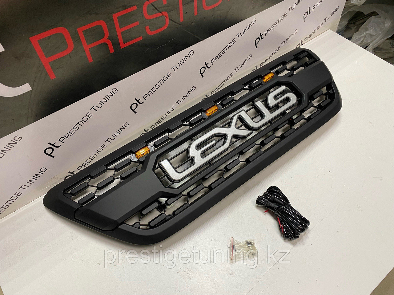 Решетка радиатора на Lexus GX470 дизайн OFF ROAD - фото 2 - id-p109245406