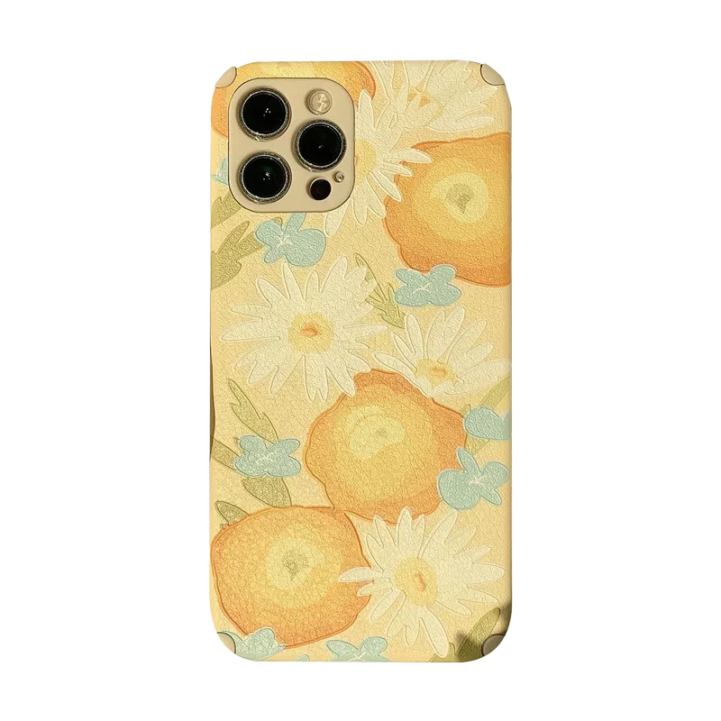 Чехол Iphone iPhone 11,12,13,14 с цветочками - фото 1 - id-p109246916
