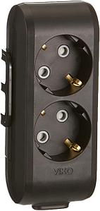 Колодка на 2 розетки без зазем