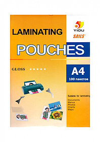 Пленка для ламинирования глянцевая YIDU A4/100/125mk  (10)