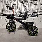 Детский трехколесный велосипед "Циклоп". Черно-оранжевый., фото 5
