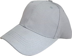 Бейсболка универсальная серая