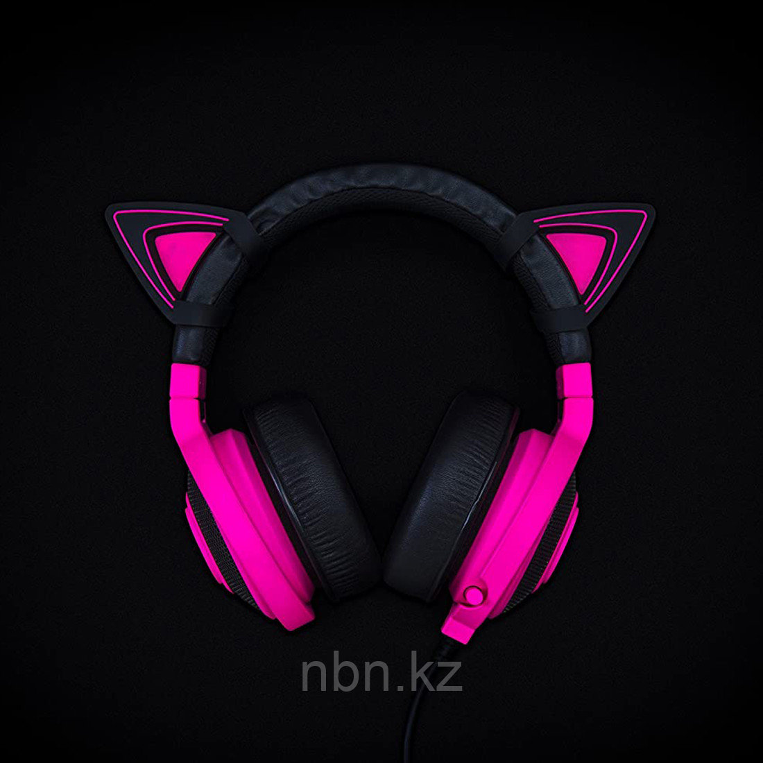 Накладные кошачьи ушки на гарнитуру Razer Kitty Ears for Kraken - Neon Purple - фото 2 - id-p109247629