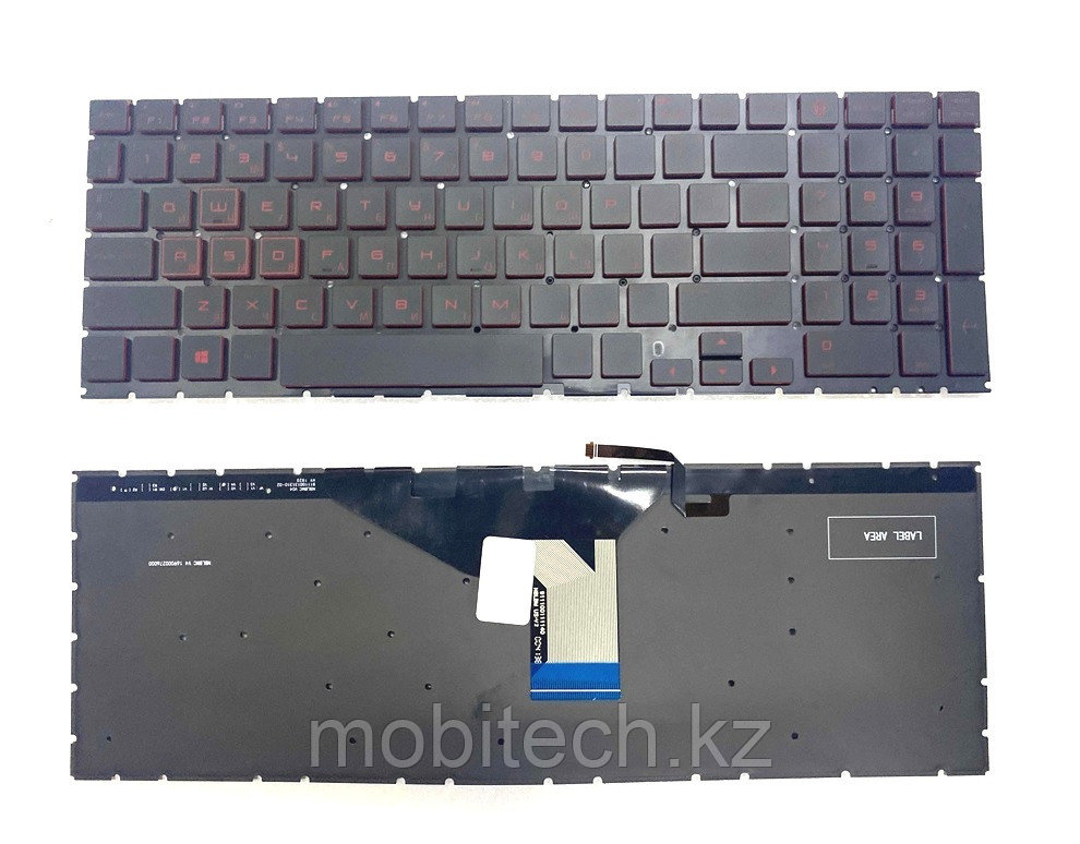 Клавиатуры HP Omen 15-DC 15-DH L32774-251 c подсветкой клавиатура c RU/ EN раскладкой красная