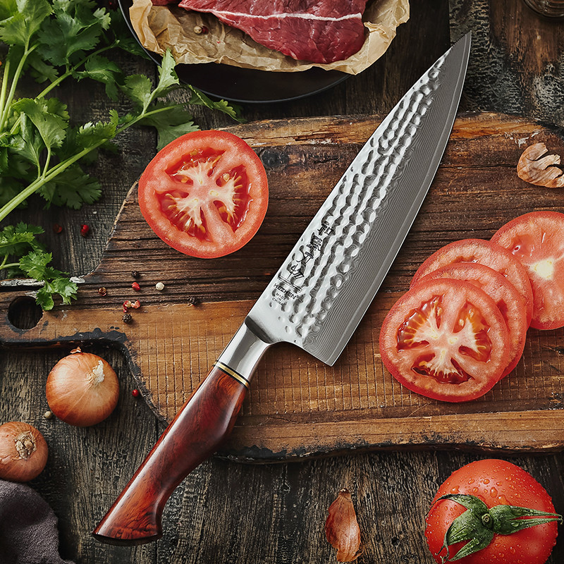 Chef нож HezHen B30R-CS - фото 6 - id-p109250571