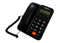 Телефон домашний Pashaphone KX-T2024CID чёрный