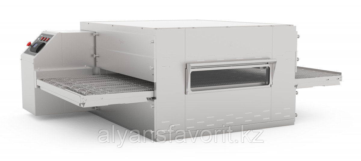 Конвейерная печь для пиццы ПЭК-800 с дверцей (модуль для установки в 2 яруса) - фото 1 - id-p109270184