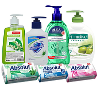 Жидкое мыло, твердое мыло