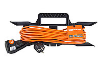 Удлинитель-шнур силовой на рамке УШ6 TDM (штепс. гнездо, 20м ПВС 2х0,75) У-11001