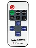 Контроллер для светодиодных лент и модулей MONO-RF-12В-6A-72Вт-IP20, 1 канал, пульт 11 кнопок, TDM, фото 4