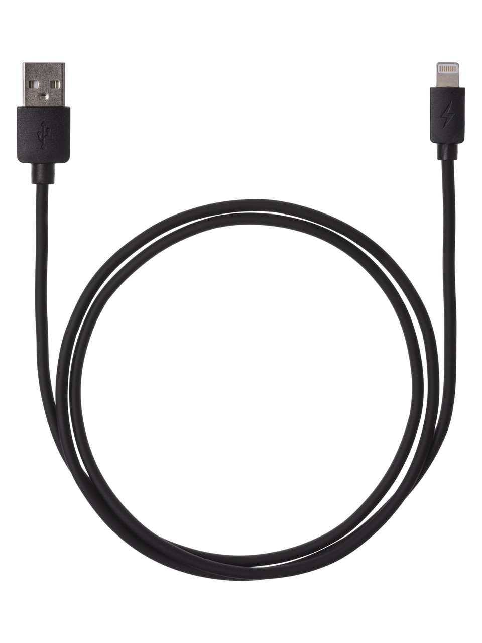 Дата-кабель, ДК 3, USB - Lightning, 1 м, черный, TDM - фото 2 - id-p109278078
