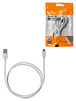 Дата-кабель, ДК 4, USB - micro USB, 1 м, белый, TDM