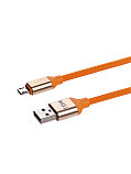 Дата-кабель, ДК 13, USB - micro USB, 1 м, силиконовая оплетка, оранжевый, TDM, фото 3