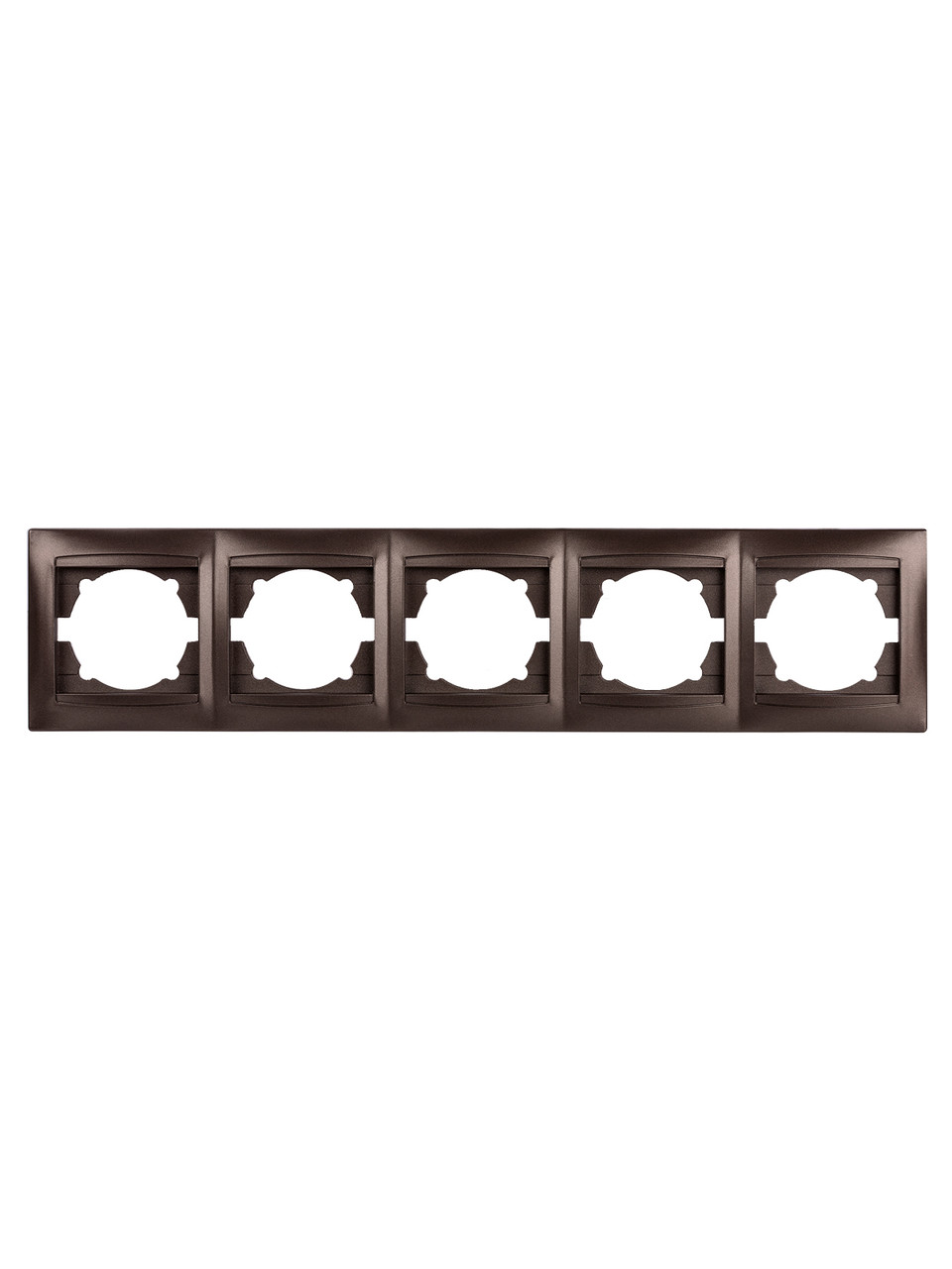 Рамка 5-ти постовая горизонтальная шоколад "Лама" TDM - фото 3 - id-p109277438