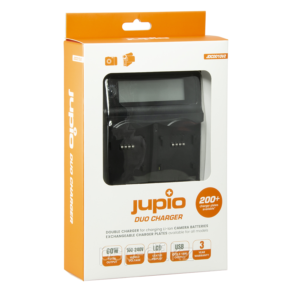 Двойное зарядное устройство Jupio для Fuji NP-W235