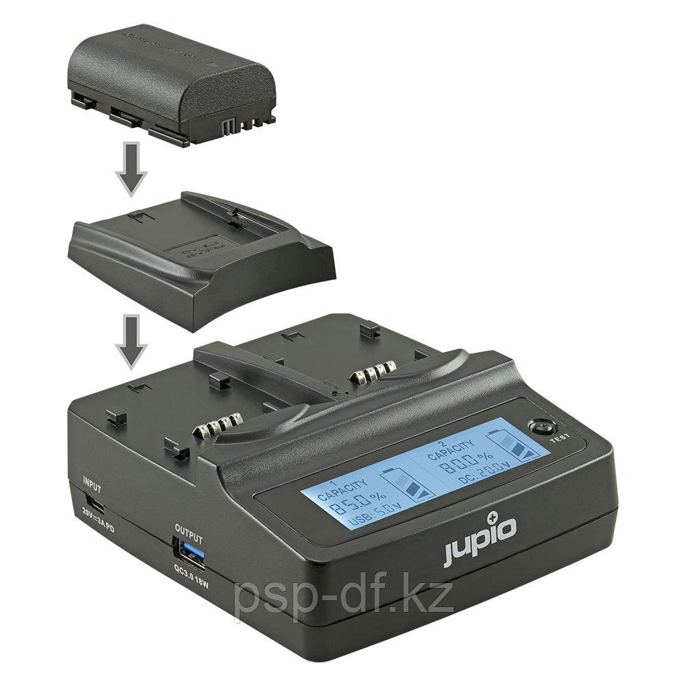 Двойное зарядное устройство Jupio для Fuji NP-W235 - фото 2 - id-p109280154