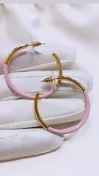Серьги / конго/ PORTO / EB75 / 3*6 см ( пр. Абая 141)