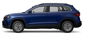 Накладки на пороги и на задний бампер Volkswagen Taos 2021-