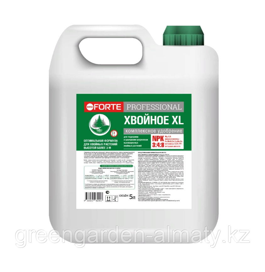 Bona Forte Удобрение Professional Жидкое ХВОЙНОЕ XL для высокорослых (канистра), 5л, фото 1