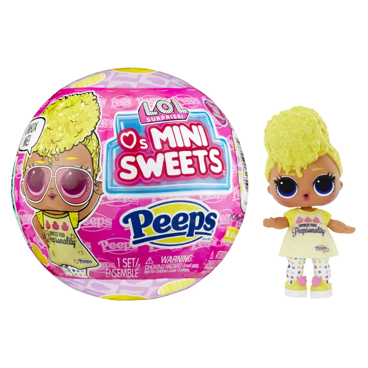 Лол Сюрприз Loves Mini Sweets Peeps - крутая цыпочка с коллекционной куклой, 7 сюрпризов LOL Surprise