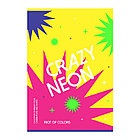 Тетрадь 96л., А4, клетка BG "Crazy neon", неоновая краска, фото 7