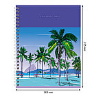 Тетрадь 96л., А5, клетка на гребне BG "Индиго", фото 3