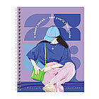 Тетрадь 96л., А5, клетка на гребне BG "Индиго", фото 6