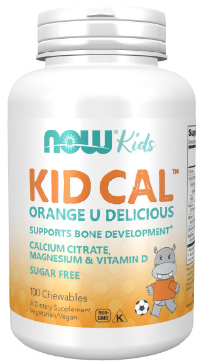 Детские витамины Kid Cal Chewable Calcium, 100 loz, NOW