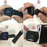 Умные часы-фитнес браслет FitPro Flash Y68 {Bluetooth, Android, iOS, IP67, датчик пульса и давления} (Черный), фото 9