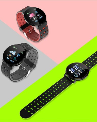 Умные часы-фитнес браслет FitPro MAX 119+ {Bluetooth, Android, iOS, IP67, датчик пульса и давления} (Черный) - фото 5 - id-p109289640