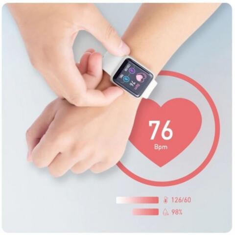 Умные часы-фитнес браслет FitPro Flash Y68 {Bluetooth, Android, iOS, IP67, датчик пульса и давления} (Черный) - фото 3 - id-p109289816