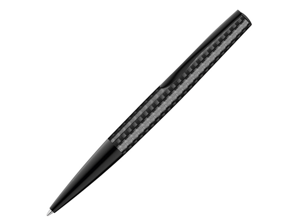 Ручка шариковая металлическая Elegance из карбонового волокна, черный - фото 1 - id-p109290214