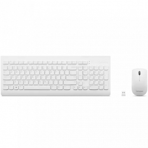 Lenovo 510 Wireless Combo Keyboard & Mouse White клавиатура + мышь (GX31F38001) - фото 2 - id-p109291027