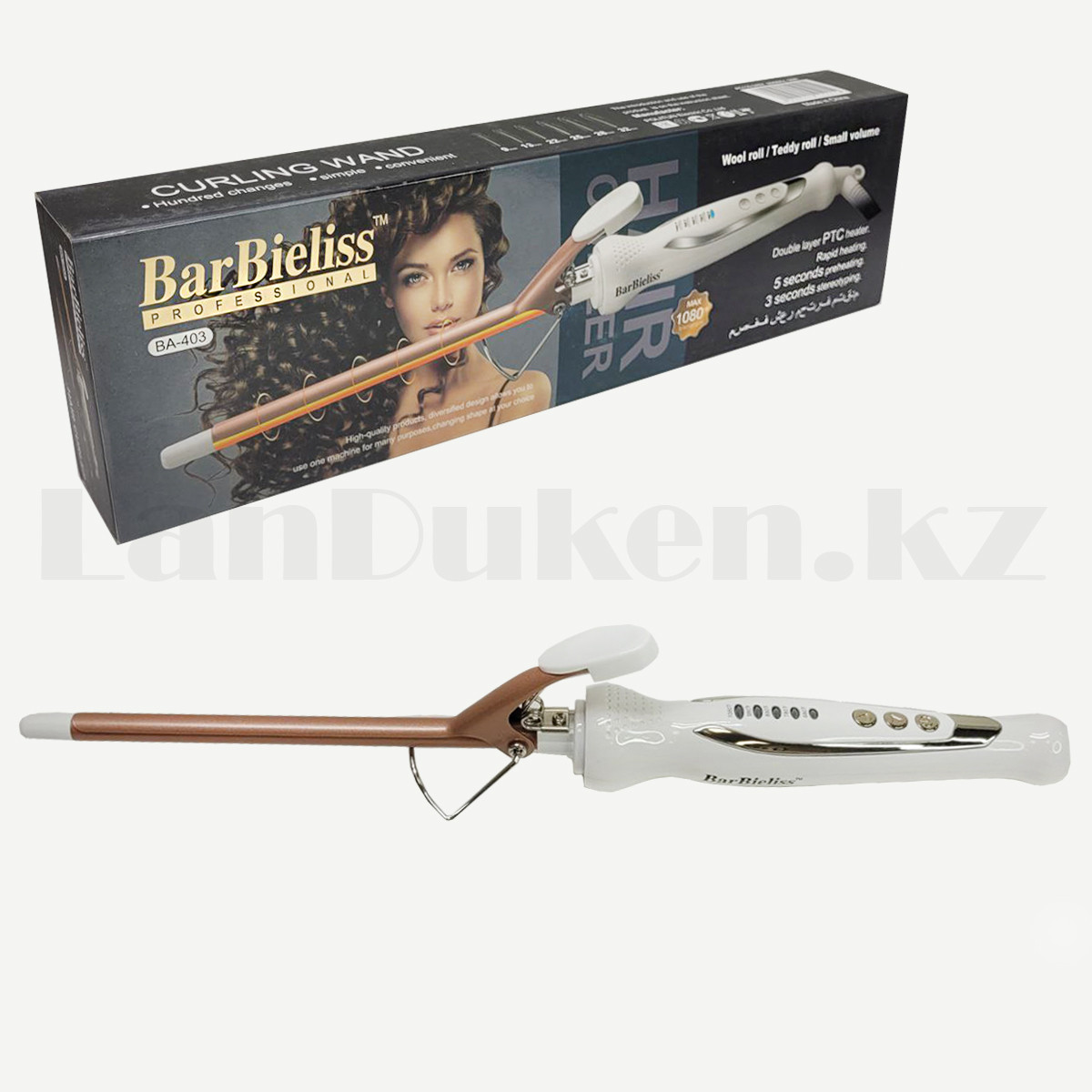 Профессиональная ультра тонкая плойка BarBieliss для афро кудрей