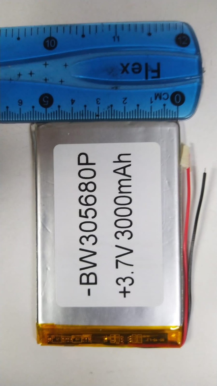 Литий-полимерный аккумулятор BW3056180P (80X56X3mm) 3,7V 3000 mAh - фото 3 - id-p109291558