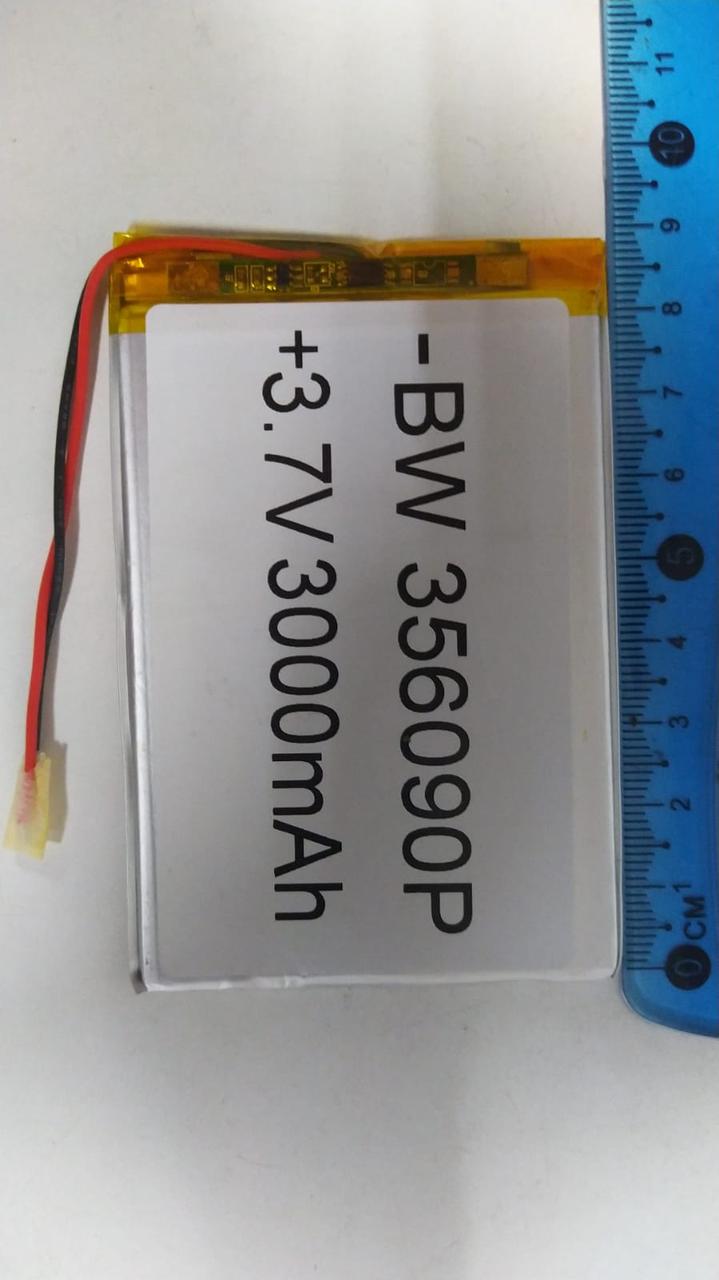 Литий-полимерный аккумулятор BW356090P (90X60X3mm) 3,7V 3000 mAh - фото 3 - id-p109291750