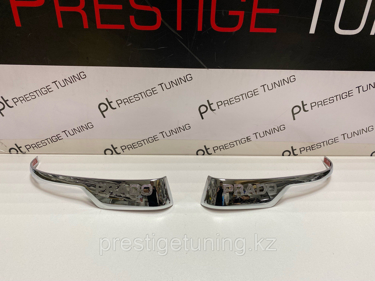 Хром накладка на зеркала Land Cruiser Prado 150 2010-23 (широкие)