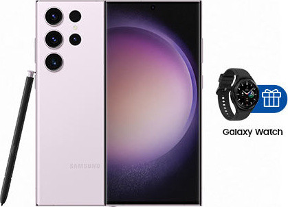 Смартфон Samsung Galaxy S23 Ultra 5G 12/256GB + ПОДАРОК Сиреневый - фото 1 - id-p109291962