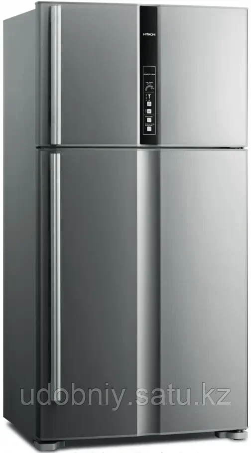 Холодильник с морозильником Hitachi R-V 722 PU1X INX серебристый - фото 1 - id-p109296759