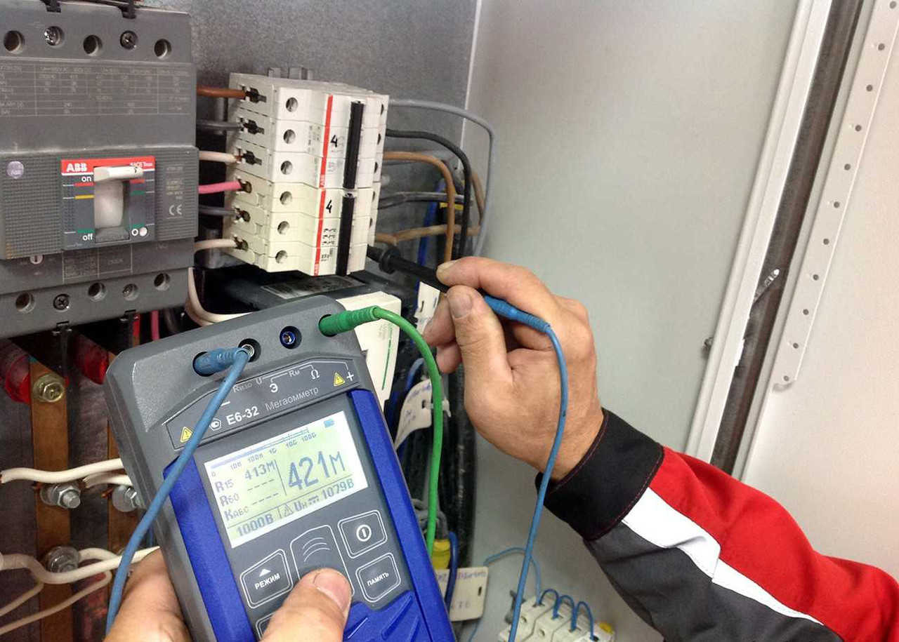 Измерение сопротивления электропроводок и кабелей
