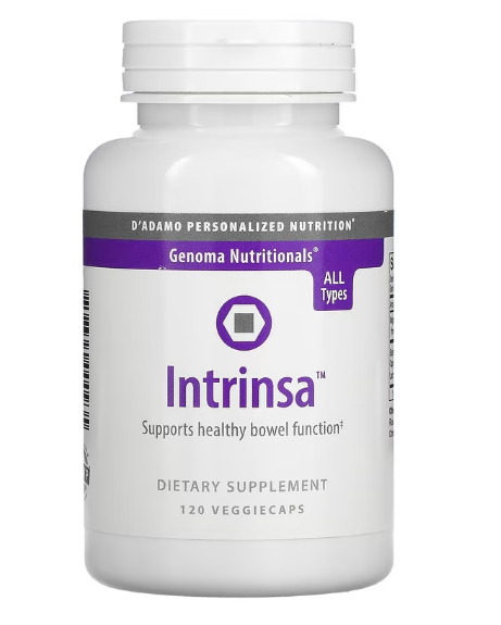 D'Adamo Personalized Nutrition, Genoma Nutritionals, Intrinsa, поддержка пищеварительной системы, 120 вегетари