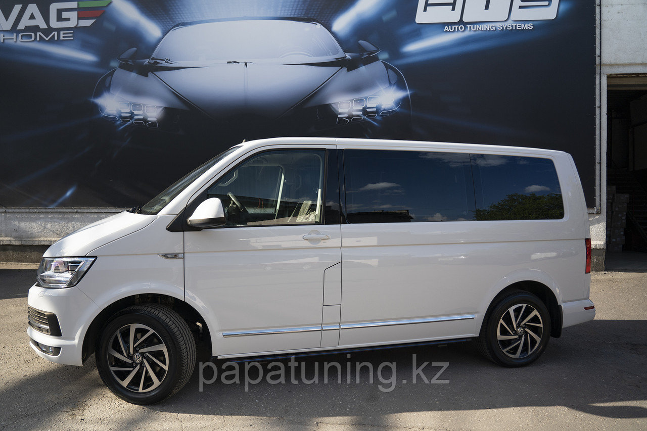 Пороги выдвижные электрические ОЕМ для Volkswagen multivan/caravelle T6 с LED подсветкой 2020- - фото 1 - id-p109297197