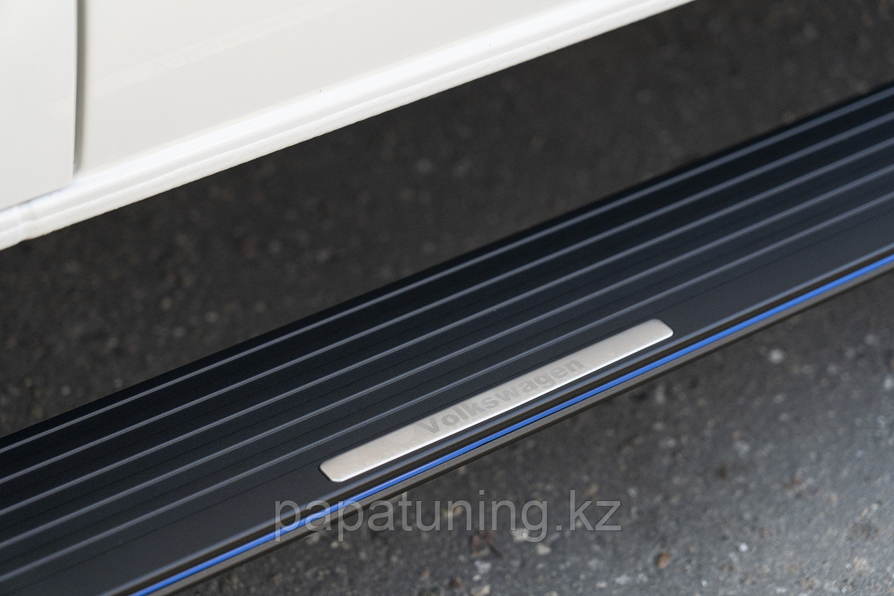 Пороги выдвижные электрические ОЕМ для Volkswagen multivan/caravelle T6 с LED подсветкой 2020- - фото 9 - id-p109297197
