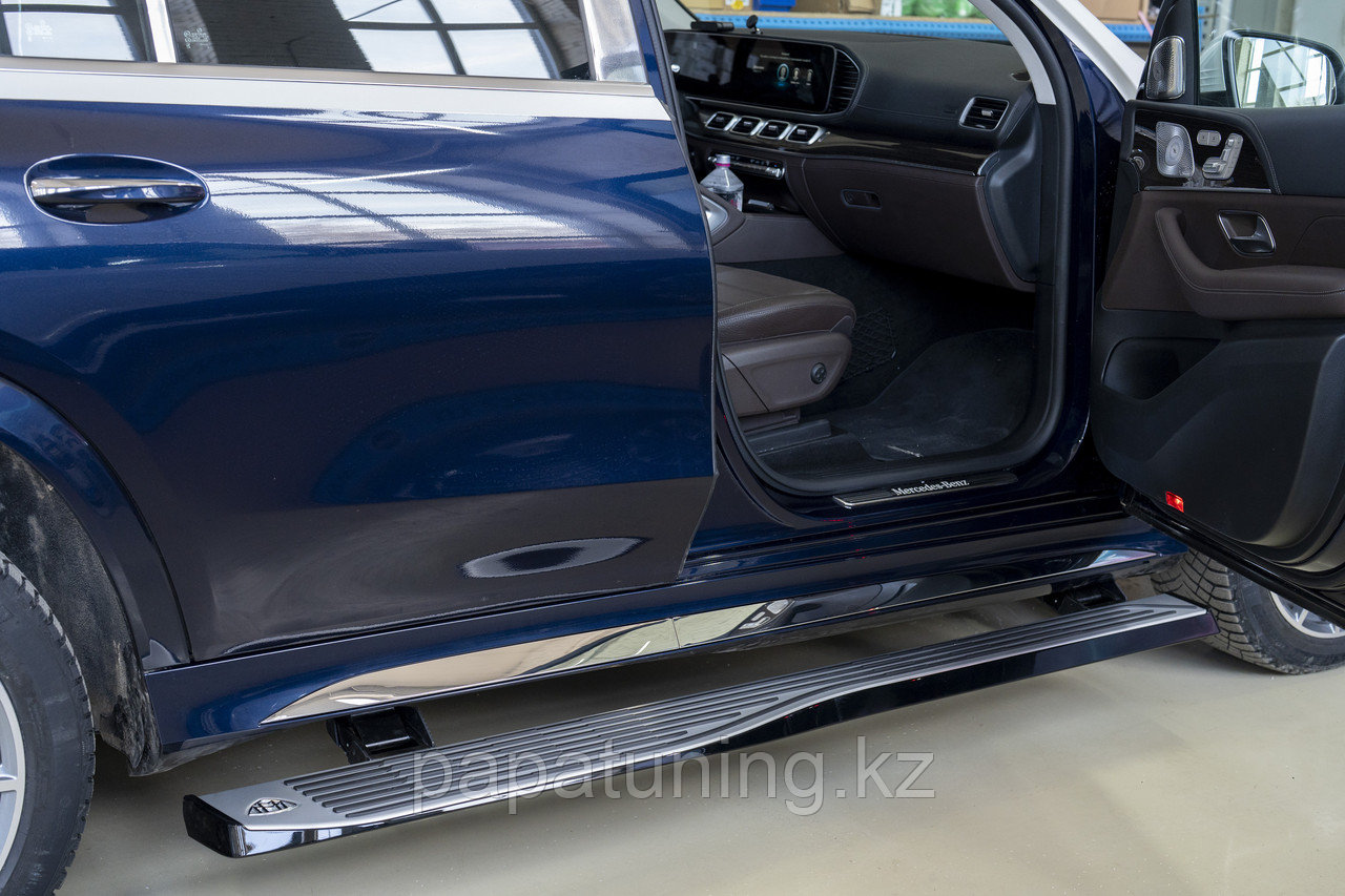 Пороги выдвижные электрические ОЕМ для Mercedes Benz Maybach GLS X167 под оригинал 2019- - фото 2 - id-p109297138