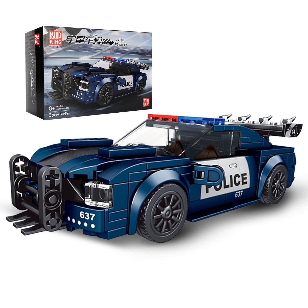 Mould King Police Car 27002 - фото 4 - id-p109298554