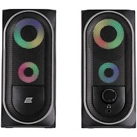 Акустическая система 2E PCS234 RGB 2.0 USB Black 2E-PCS234BK