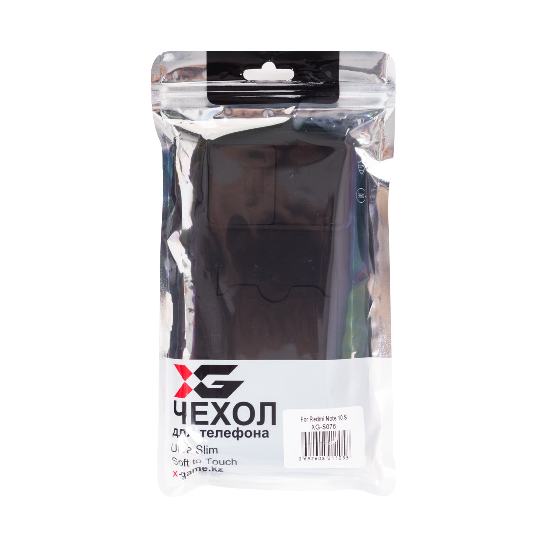 Чехол для телефона XG XG-S076 для Redmi Note 10S Чёрный Card Holder - фото 3 - id-p109302139
